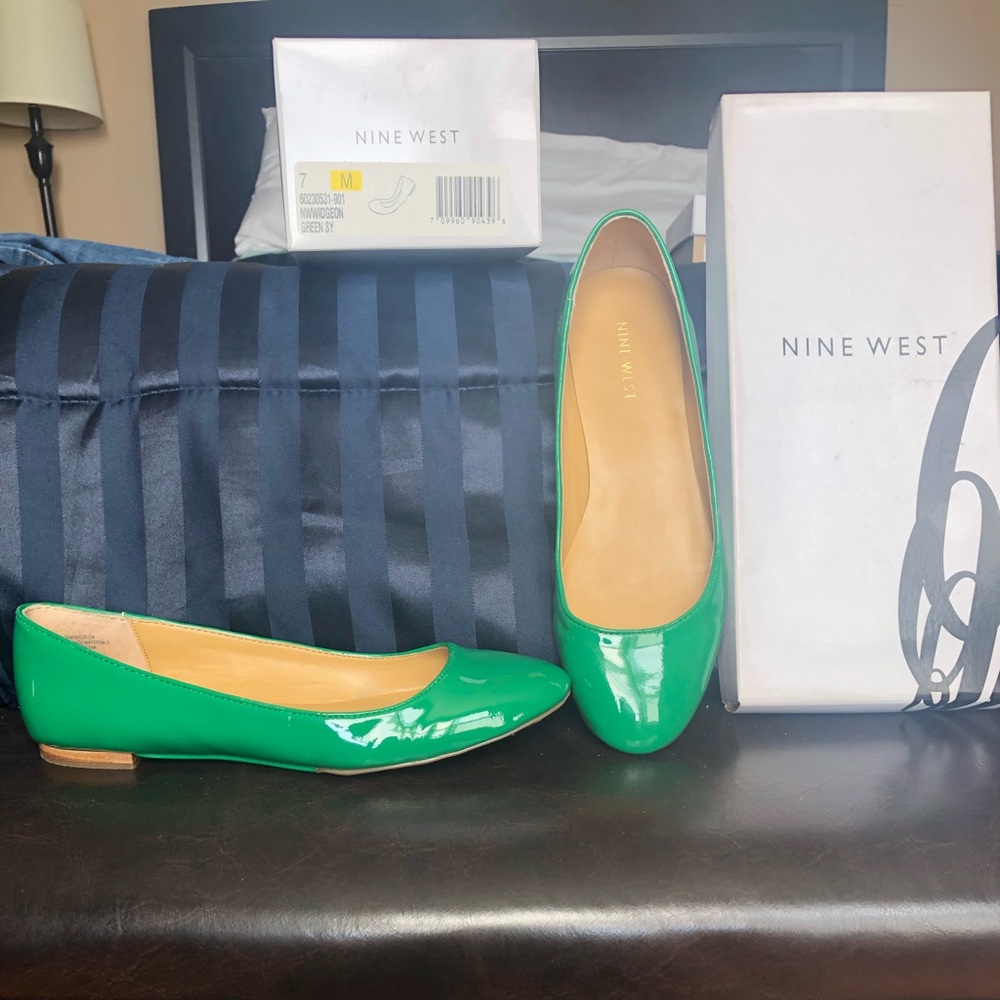 Jelly Green Flats